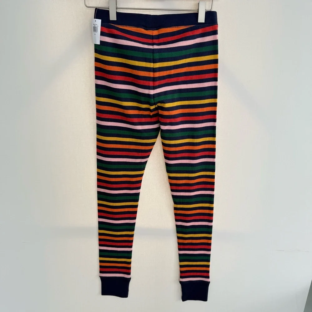 NWT Old Navy Multi-Stripe Printed Thermal-Knit Pajama Leggings size XS - Picture 4 of 4